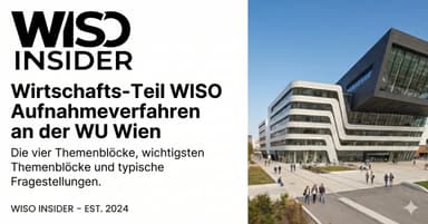 Der Wirtschaft-Teil der WISO Aufnahmeprüfung 2026/27: Was dich erwartet