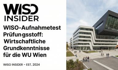 WISO-Aufnahmetest 2026: Wirtschaftswissen für die WU Wien